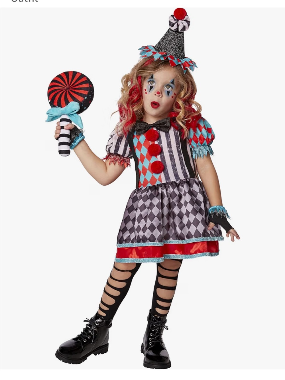 Toddler Girl Carnival Cutie Halloween Costume Size 2T